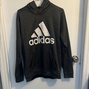 Adidas Men's Charcoal Hoodie